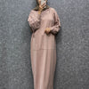 Knit Hoodie Gown