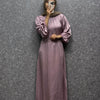 Silk beaded gown