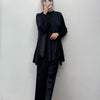 Pleated high low co-ords