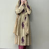 Cotton Paisley Printed Straight Suit - Beige