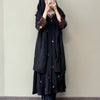 Chanderi Floral Embroidered A-Line Suit Set