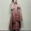 Mul Chanderi Ombre Tie Dye A-Line Suit Set