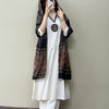 Flex Cotton Straight Suit Set with Printed Dupatta - White
