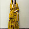 Cotton Printed Top with Skirt & Dupatta Set