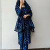 Cotton Bandani Printed Straight Suit - Blue