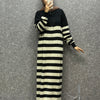 Knit Striped Gown