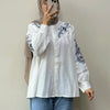 Linen Embroidered Tunic Shirt