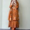 Mul Cotton Scalloped A-Line Suit