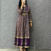 Purple flaired anarkali