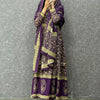 Purple flaired anarkali