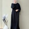 Knit Side Slit Gown