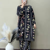 Rayon Floral Printed Long Tunic & Pant Co-ord Set