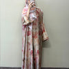 Armani Silk Printed Abaya with Hijab