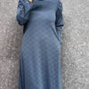 Jacquard knit gown