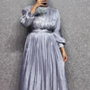 Shimmer sequins gown